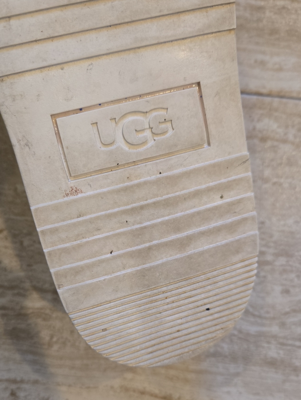 UGG White Slip-On Loafers - Picture 8 of 12